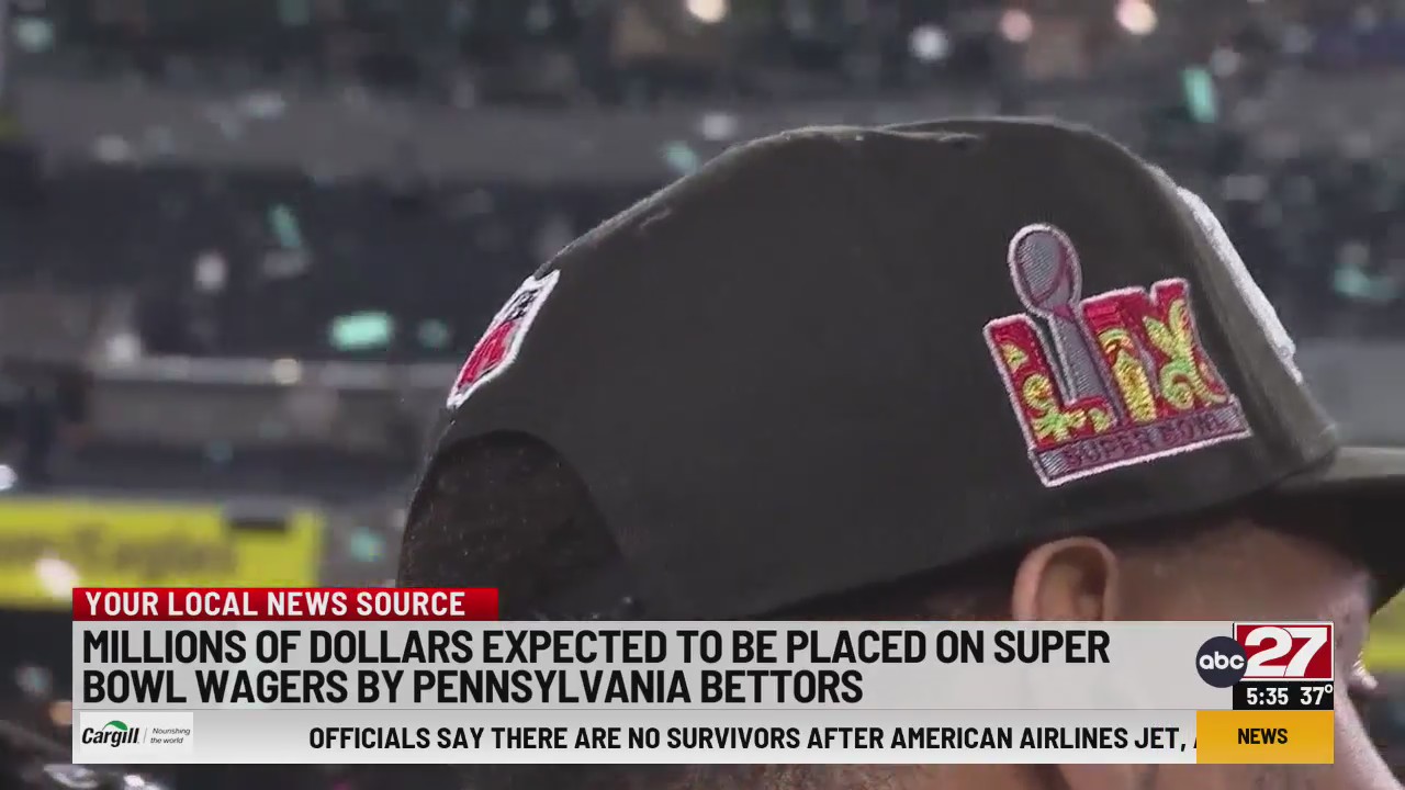 Millions of dollars in bets expected to be placed on Super Bowl in