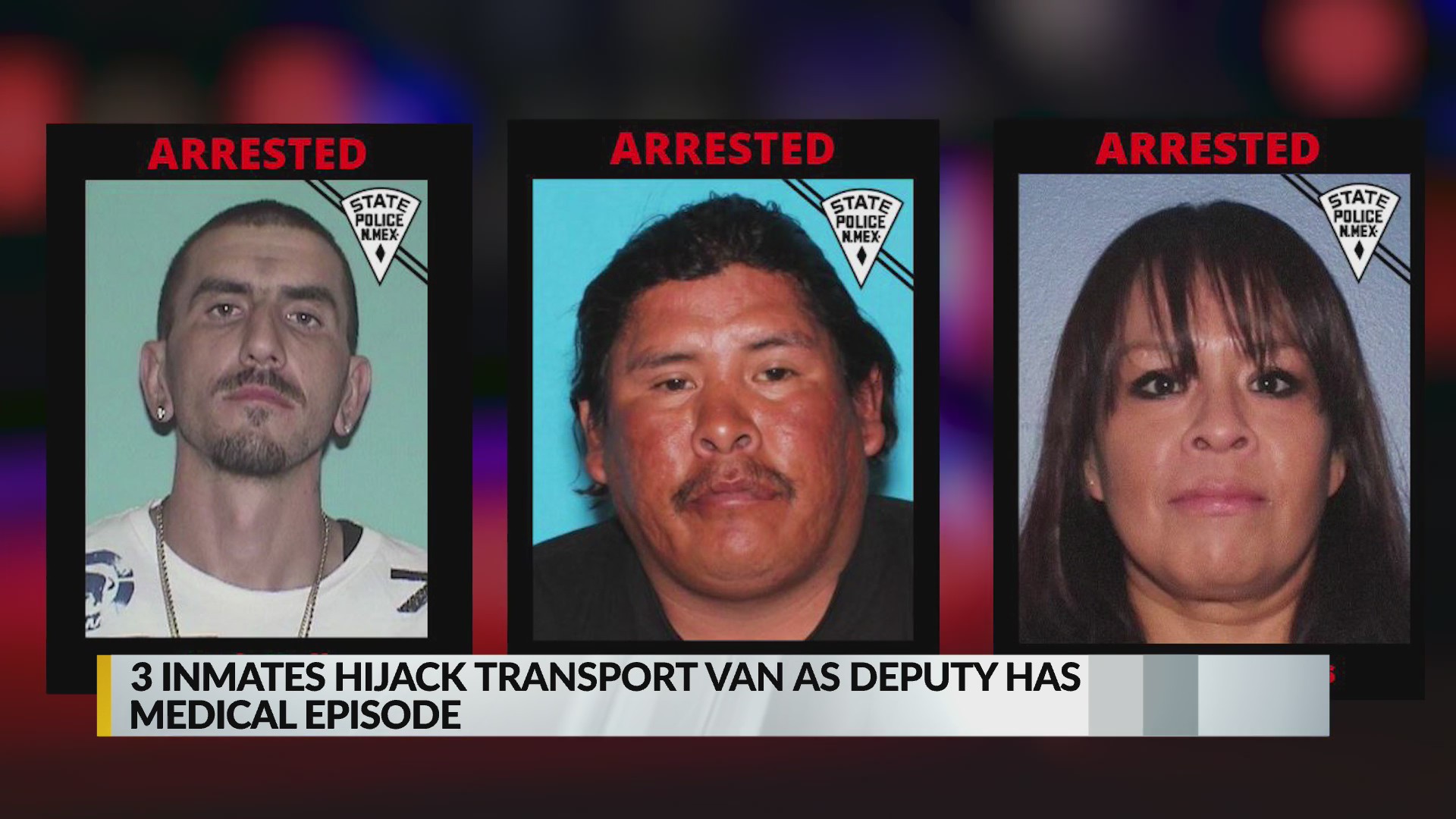 NMSP capture inmates who escaped in transport van KRQE NEWS 13