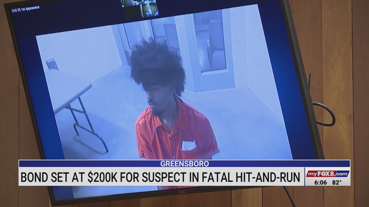Bond set at $200,000 for suspect in fatal Greensboro hit-and-run – FOX8 ...