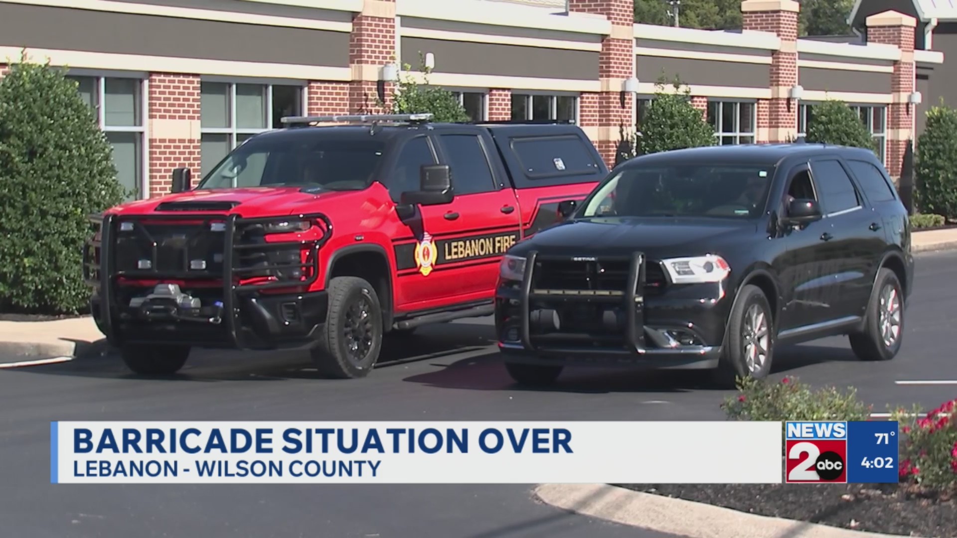 Suspect detained after barricade situation in Lebanon – WKRN News 2