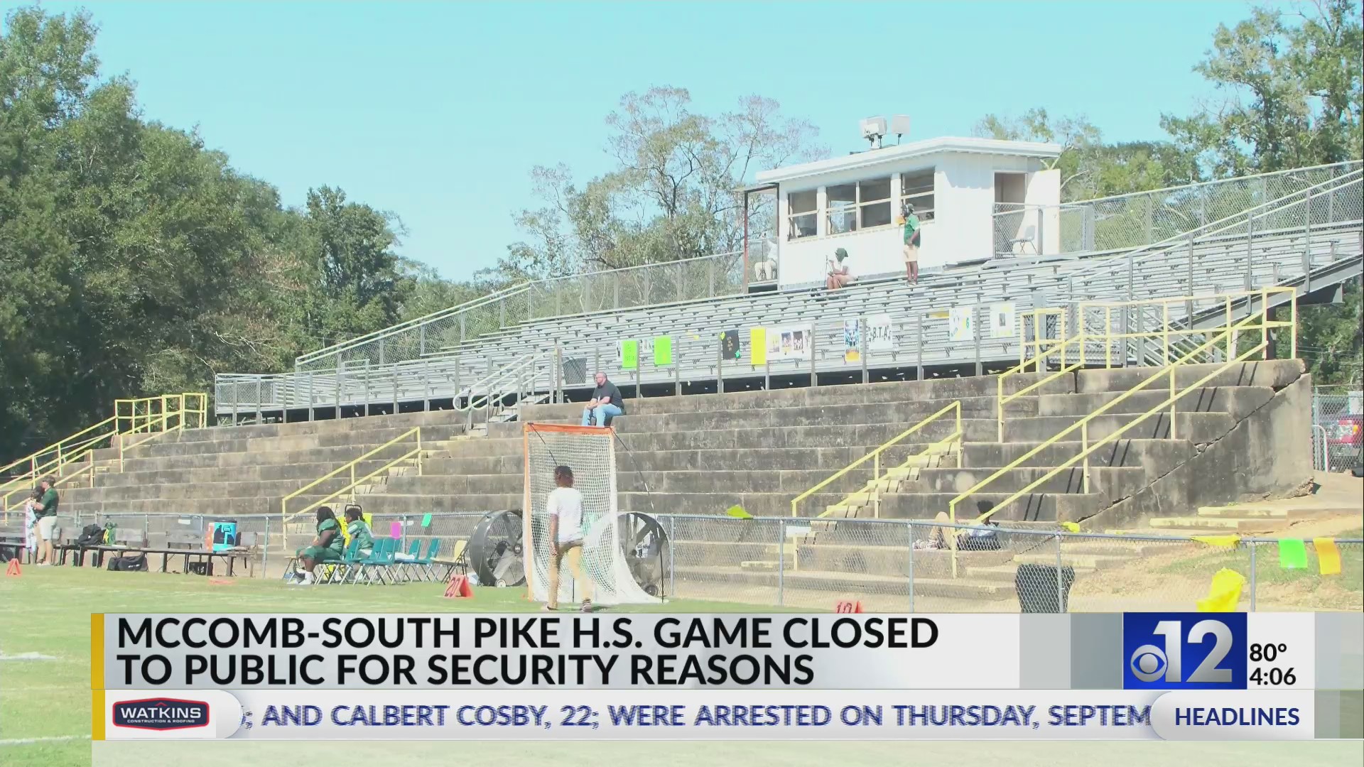 No fans allowed at Mississippi high school football game WJTV