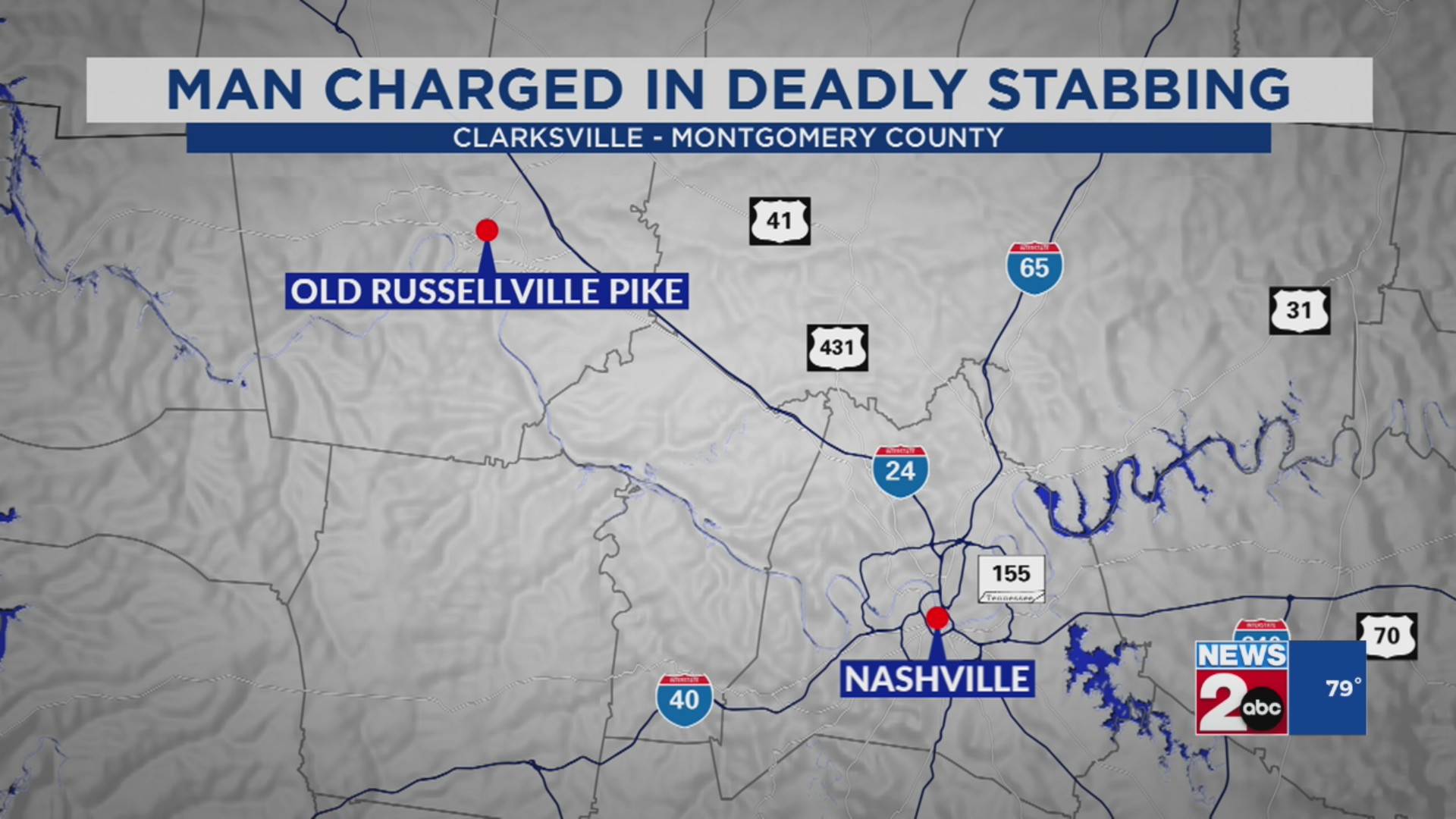Man charged in deadly Clarksville stabbing – WKRN News 2