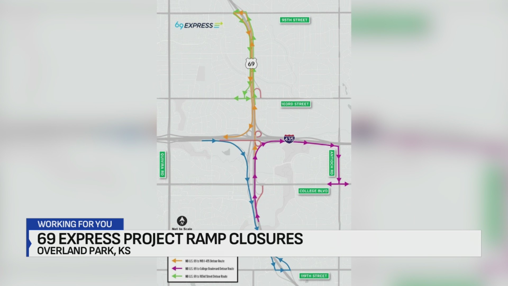 New detours starting for 69 Express project in Overland Park – FOX 4 ...