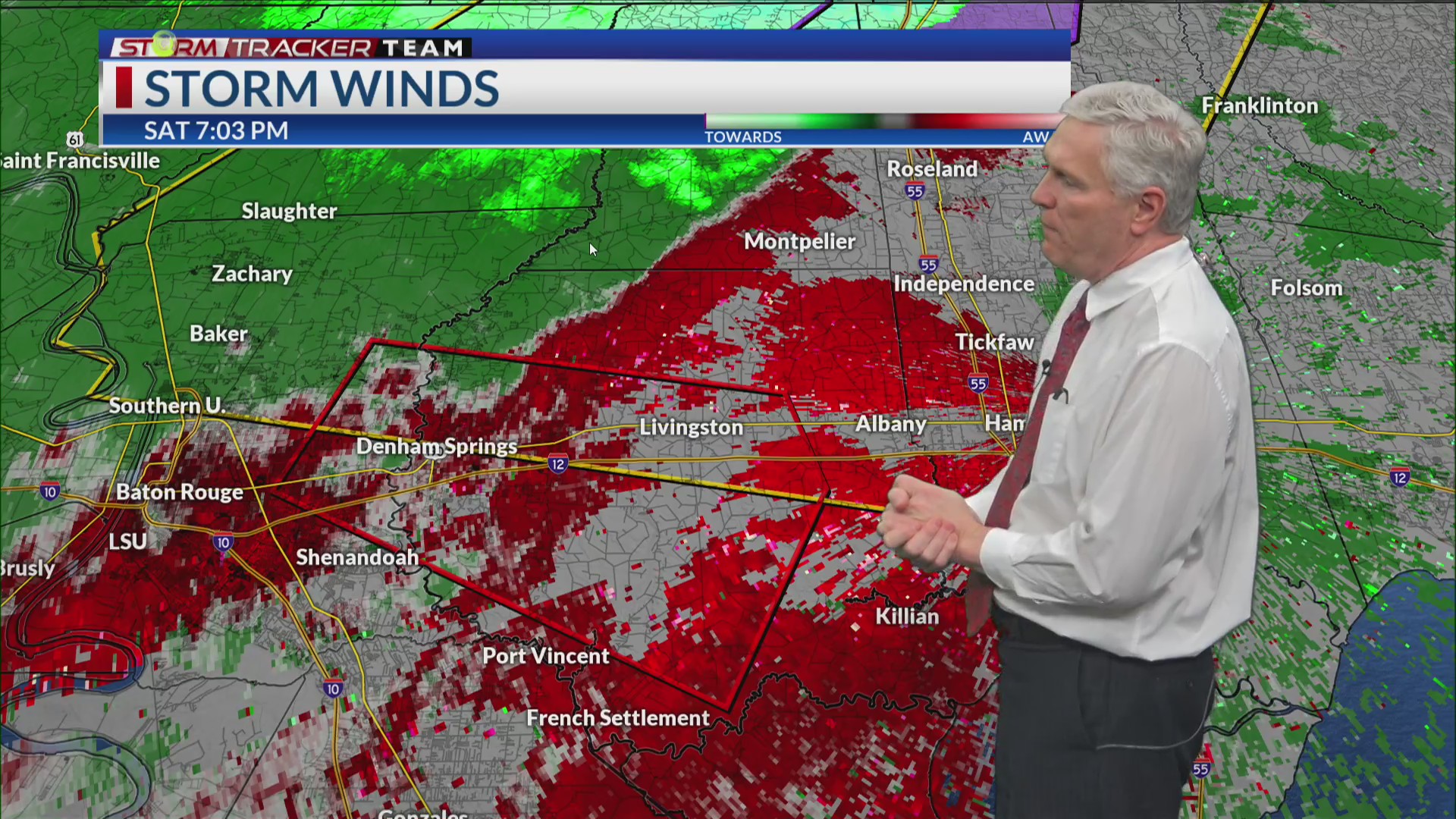 7 p.m. Weekend Weather Update: Tornado warning issued for parts of East ...