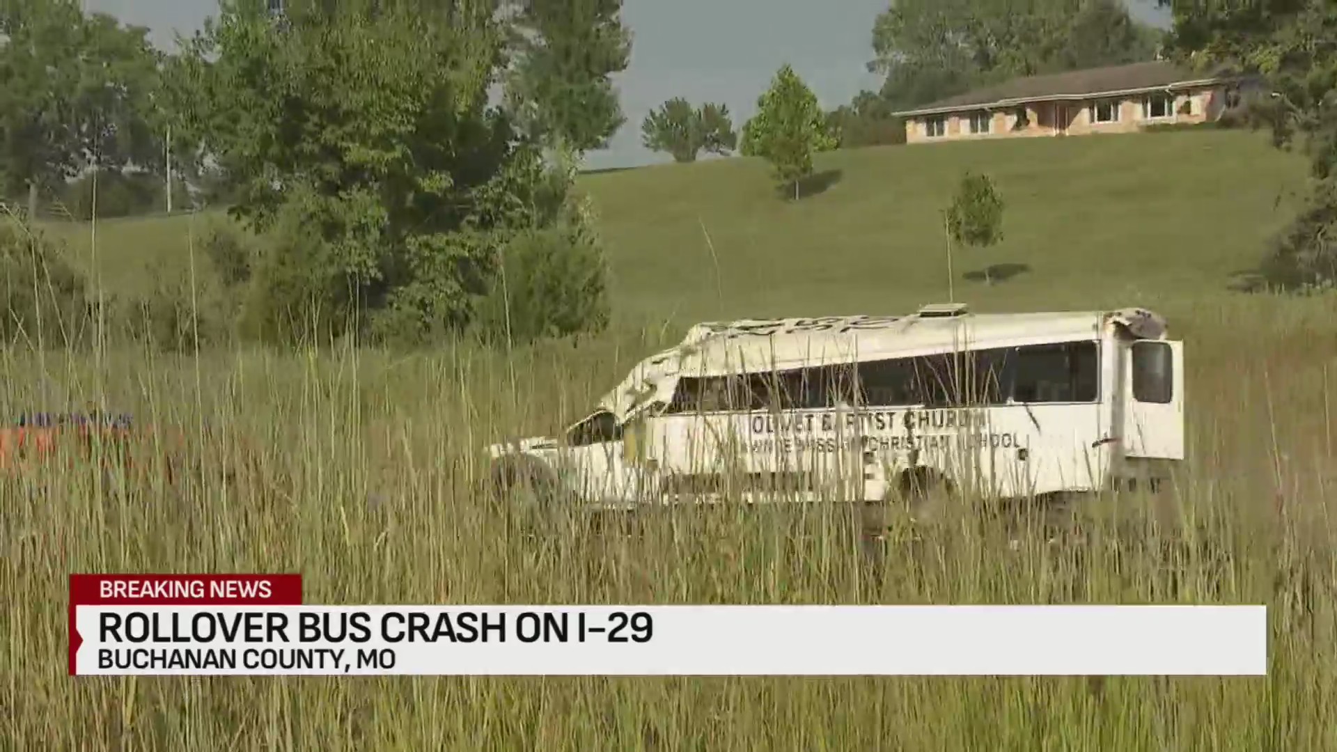 Injuries reported in I-29 rollover bus crash: MSHP – FOX 4 Kansas City ...