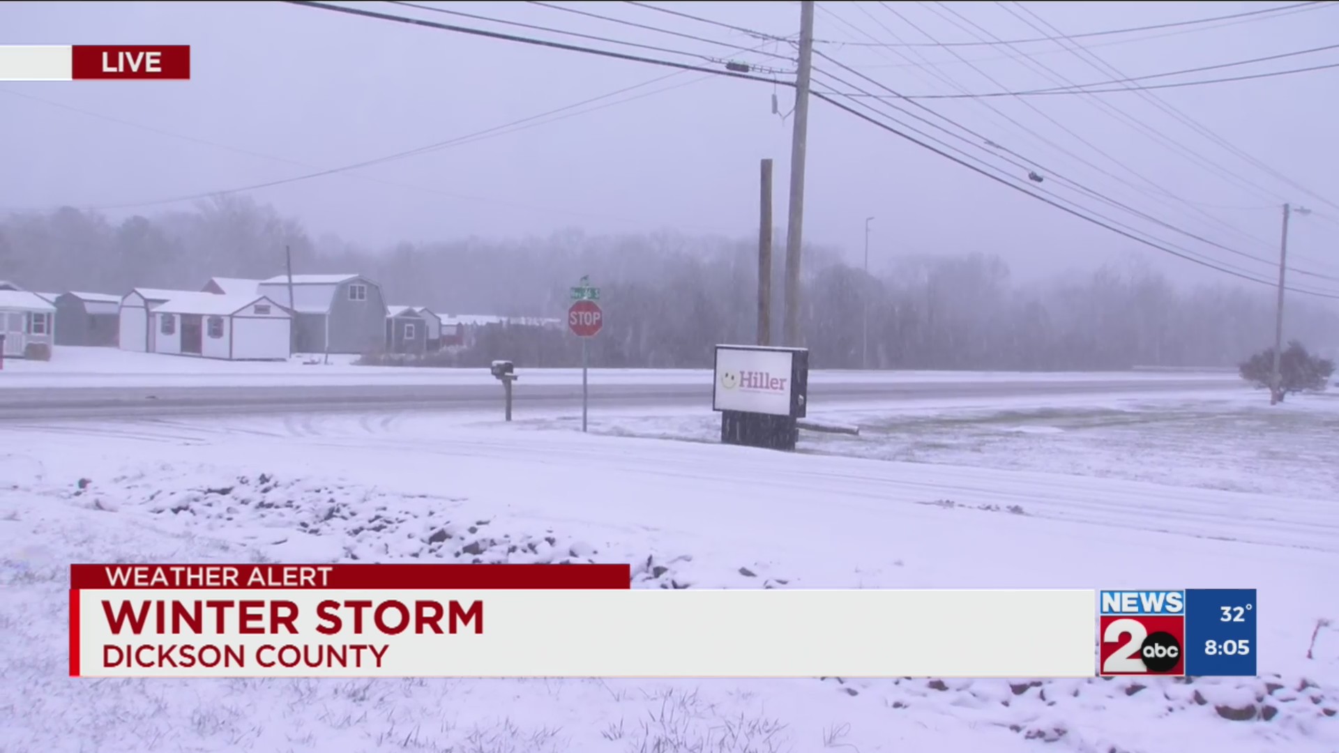 Winter Storm: Current conditions in Dickson County – WKRN News 2