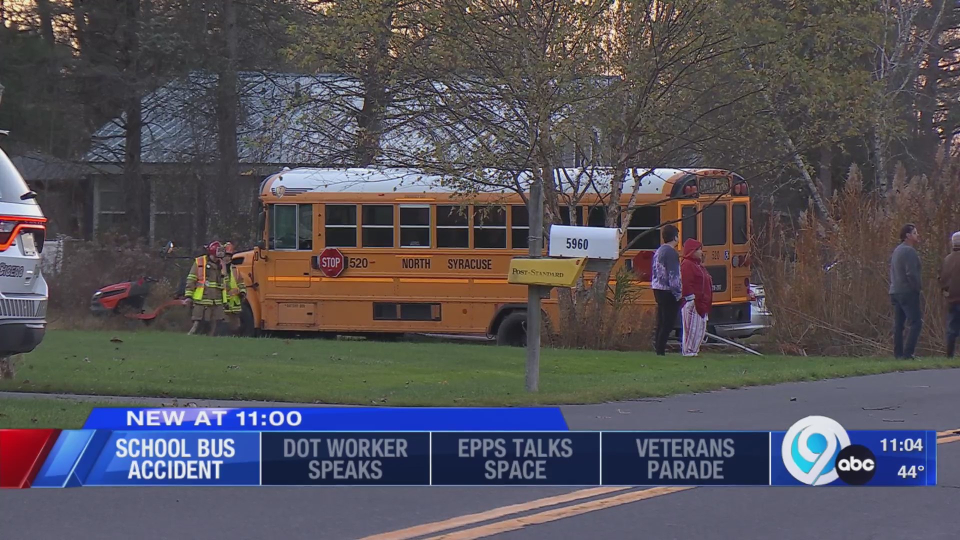 North Syracuse school bus crashes into utility pole – WSYR