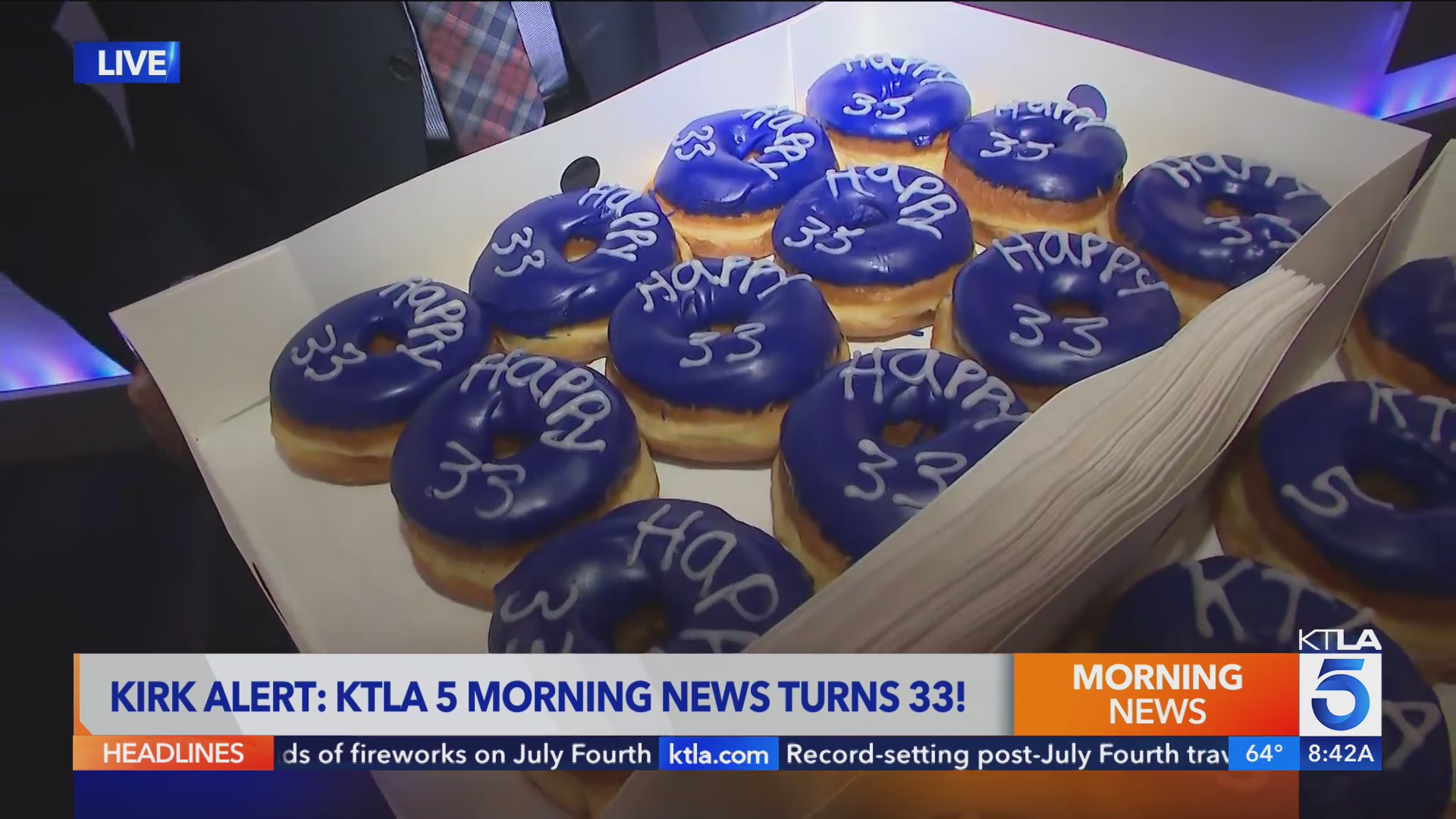 KTLA 5 Morning News Celebrates 33 Years On Air KTLA