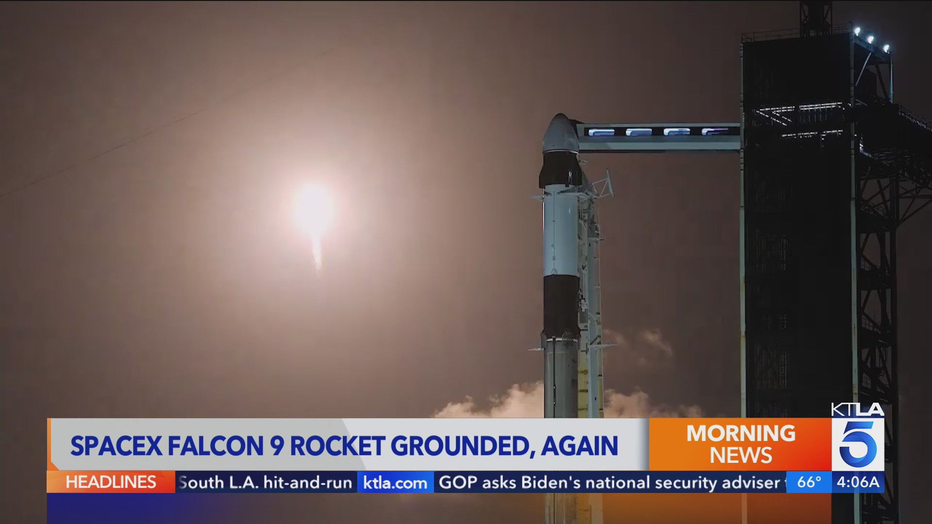 Spacex When Rockets Fall FAA grounds SpaceX when rocket falls over in flames at landing – KTLA