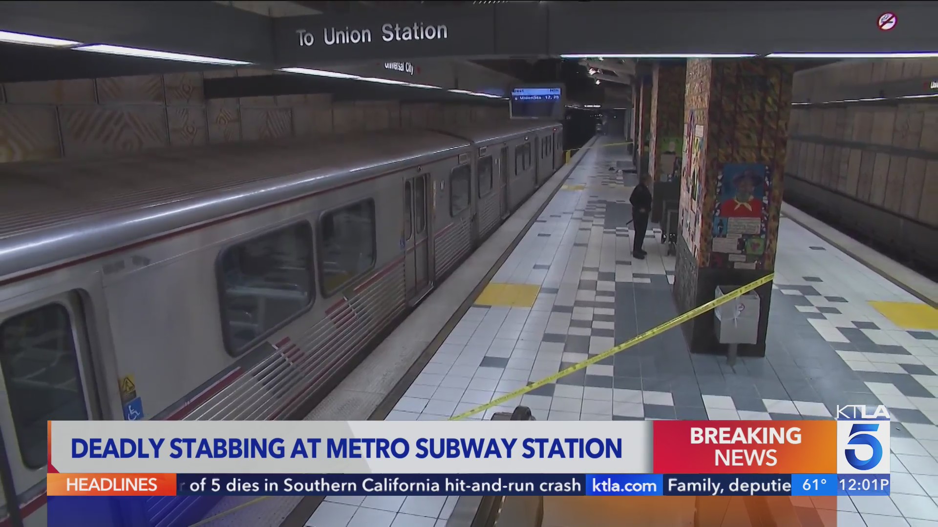 Woman dies after being stabbed in throat at Los Angeles Metro station ...