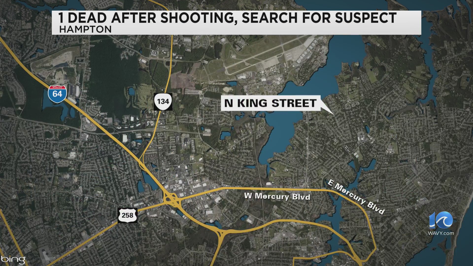 Hampton Police search for suspect in connection to fatal shooting at ...