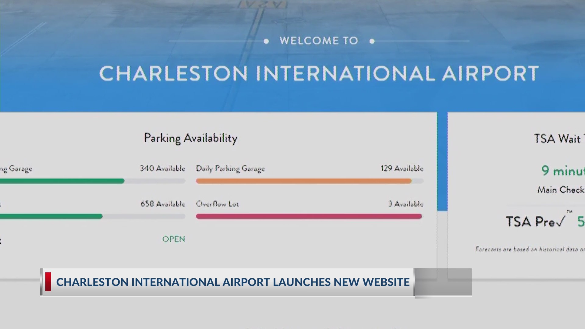 Charleston International Airport launches new website – WCBD News 2