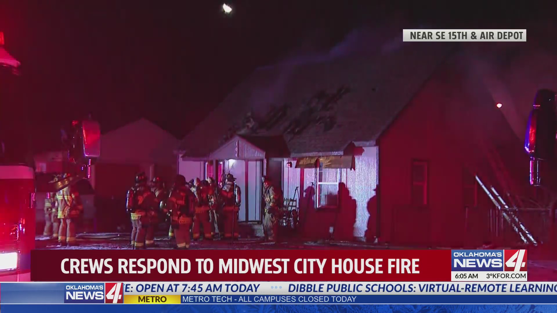 Firefighters respond to house fire in Midwest City – KFOR.com Oklahoma City