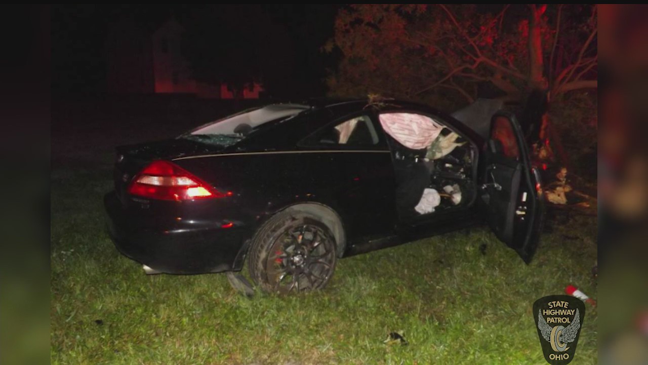 1 dead identified, 3 critically injured after car crashes, catches fire ...