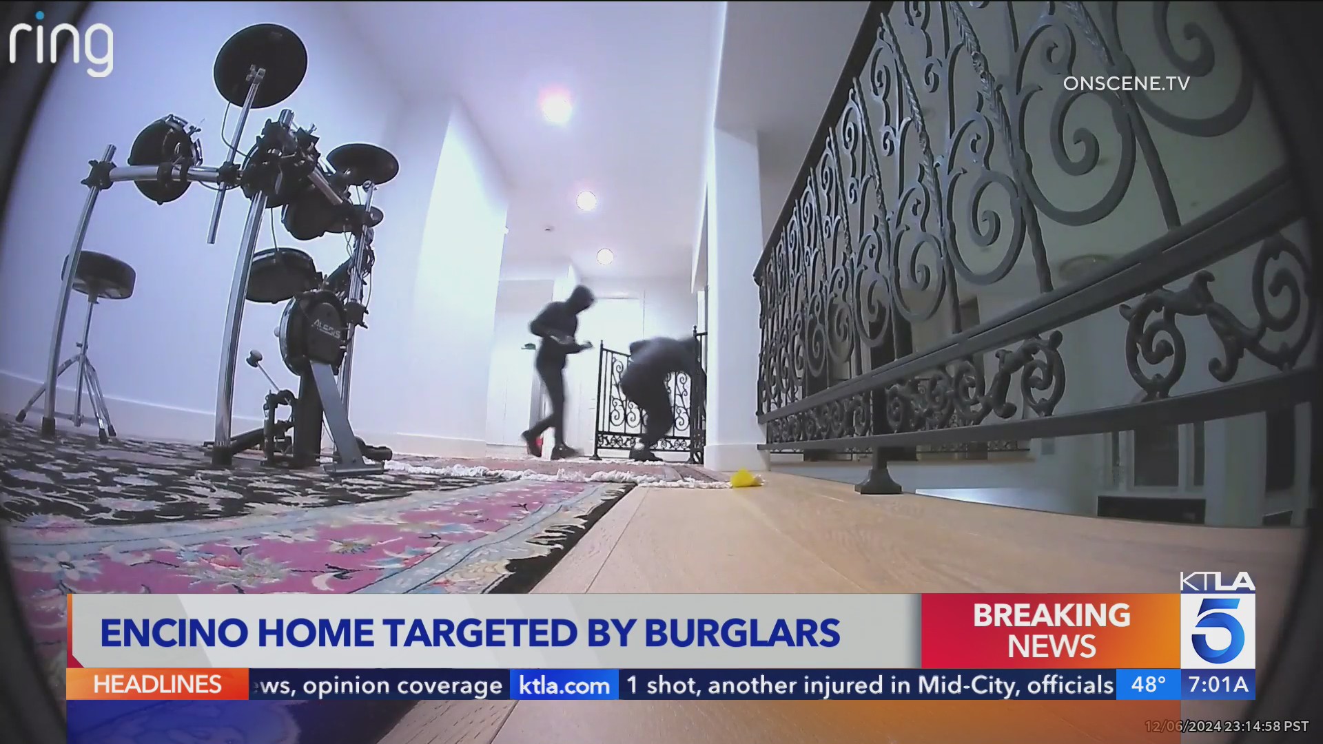Video: Burglars allegedly target same upscale Los Angeles home twice in ...