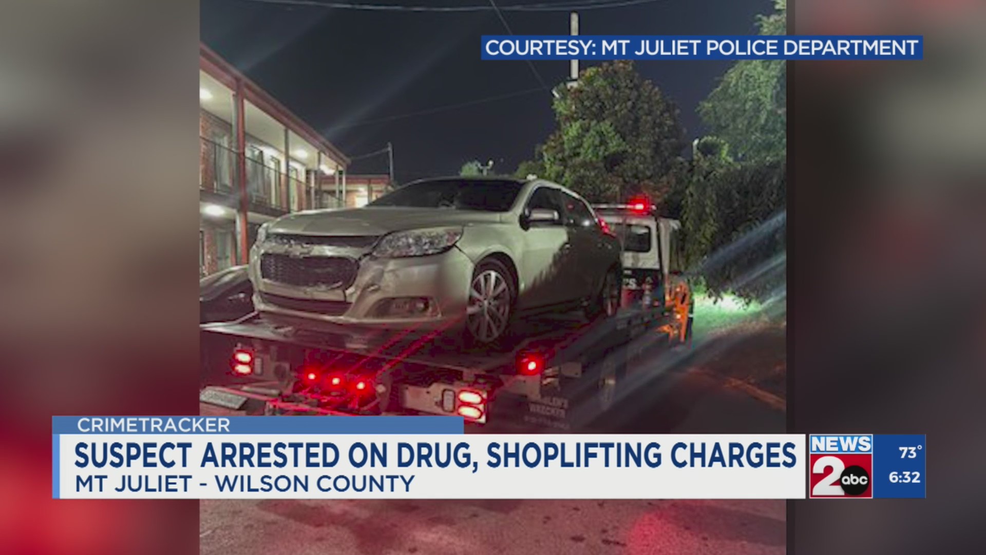 Suspect arrested on drug, shoplifting charges in Mt. Juliet – WKRN News 2