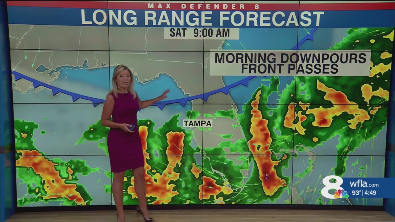 Inland showers fade this evening, Rebecca has Tuesday evening’s ...