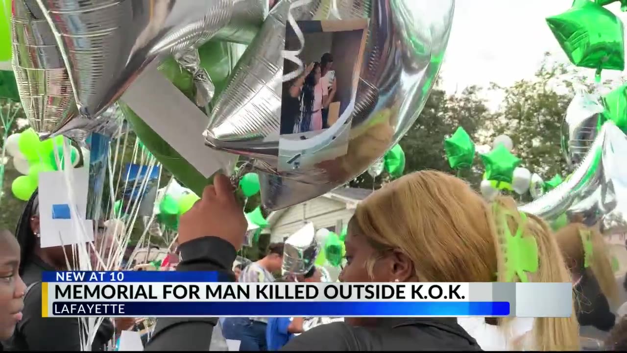 Family holds balloon release for man killed outside Lafayette ...