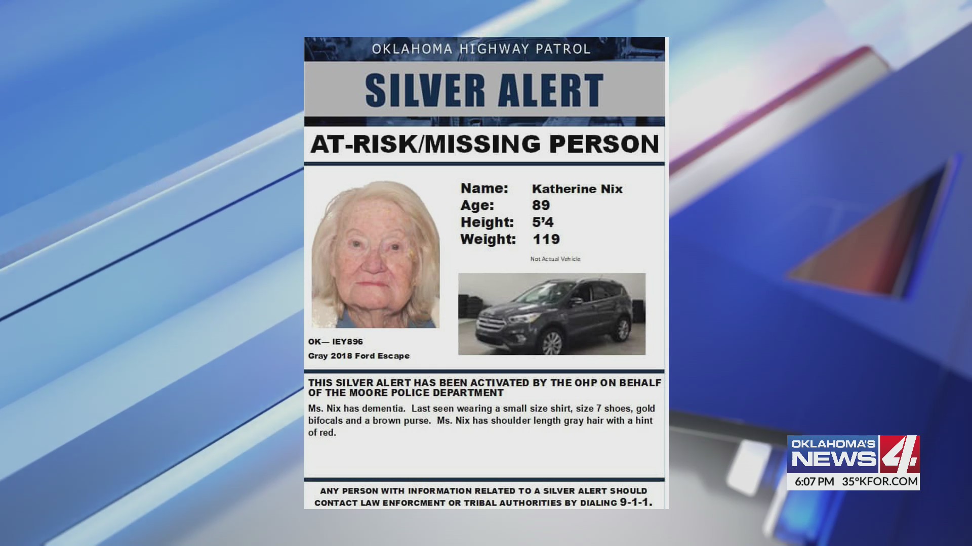 Silver Alert issued for missing 89-year-old woman from Moore – KFOR.com ...