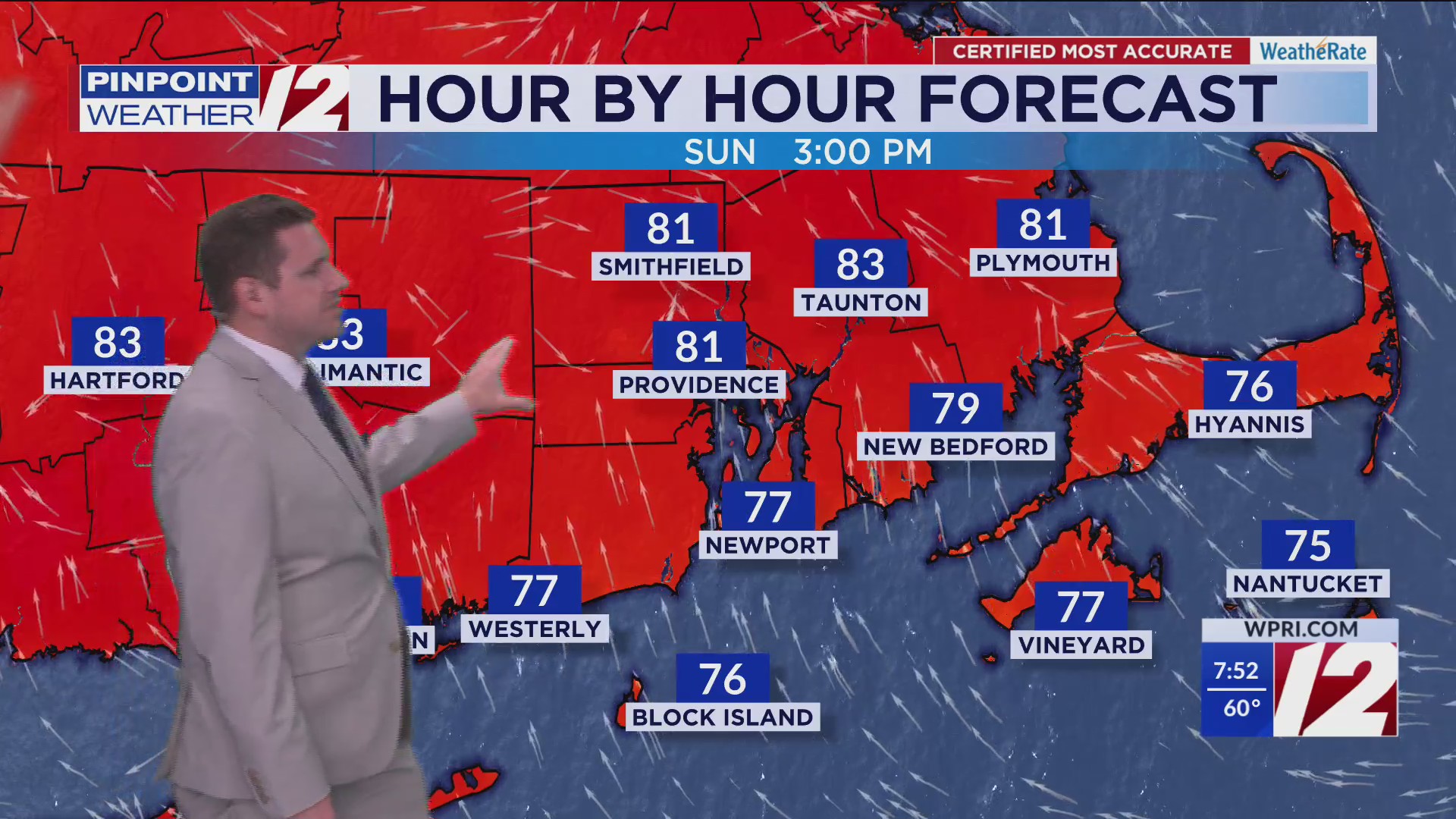 WPRI 12 Weather Forecast 8/3/25: Warm and Dry Stretch of Weather Ahead ...