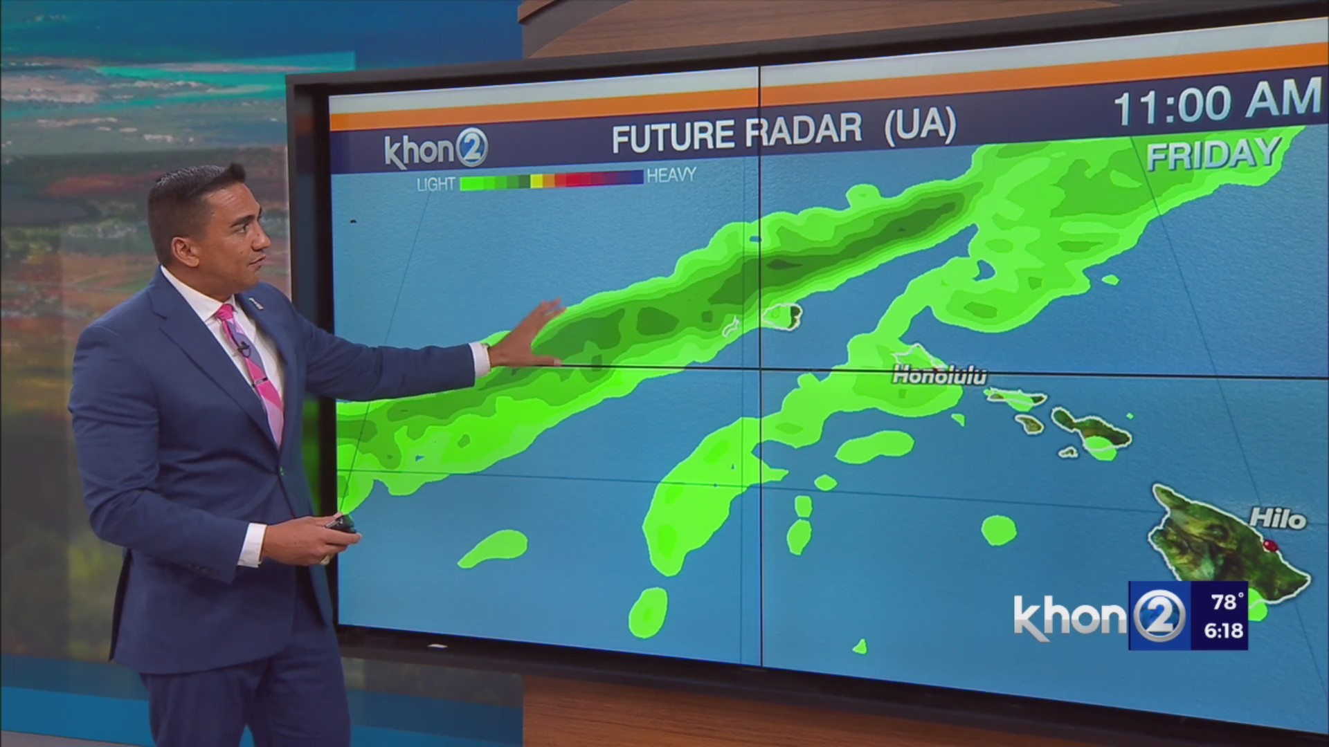 Incoming cold fronts to bring wet weather for some – KHON2