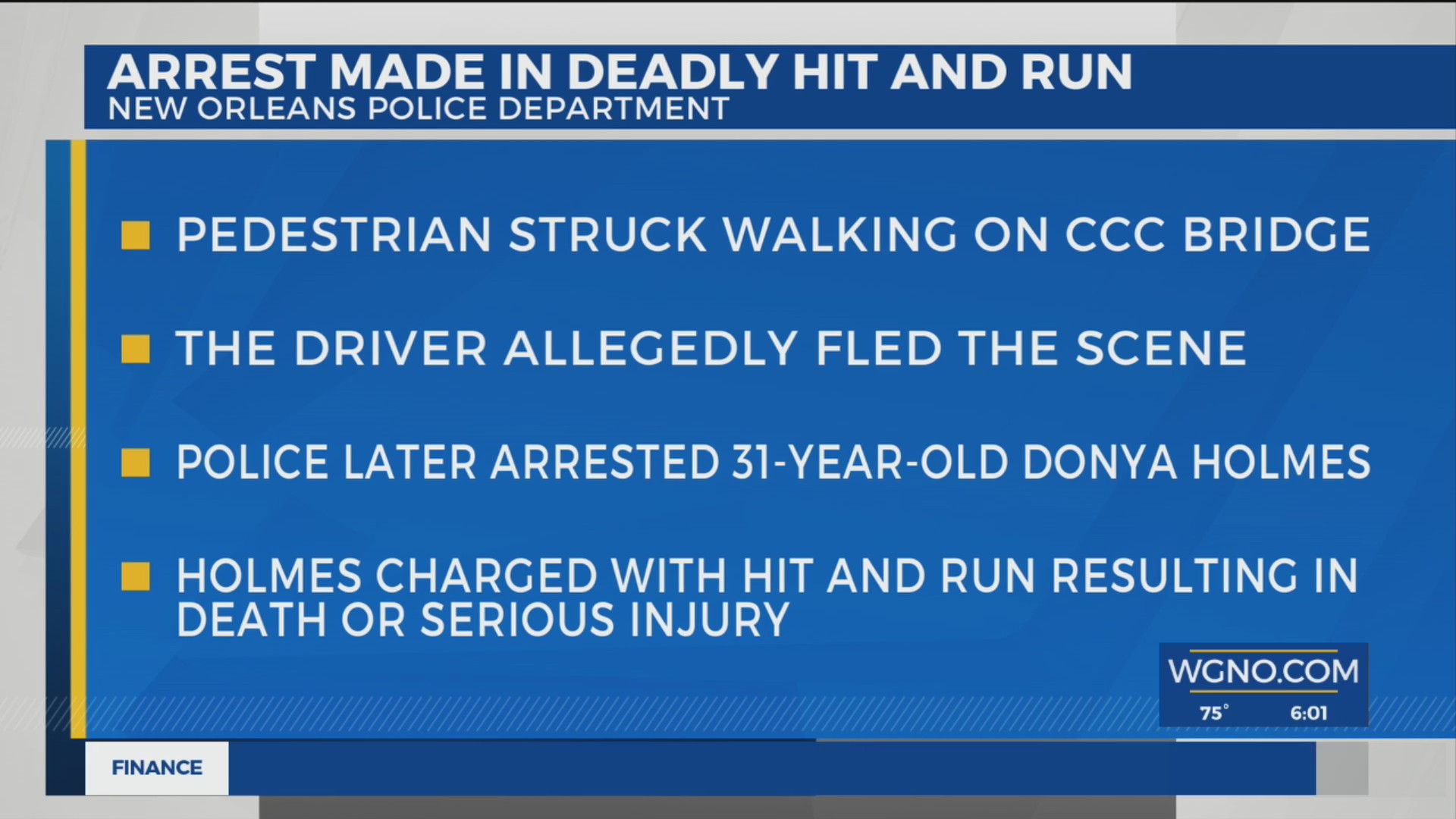 One arrested, two killed in separate overnight New Orleans hit-and-runs ...