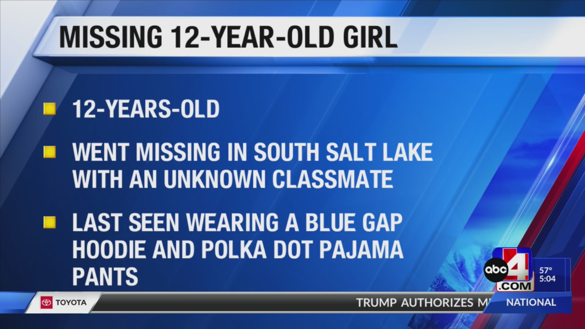 MISSING: 12-year-old girl considered endangered after running away from ...