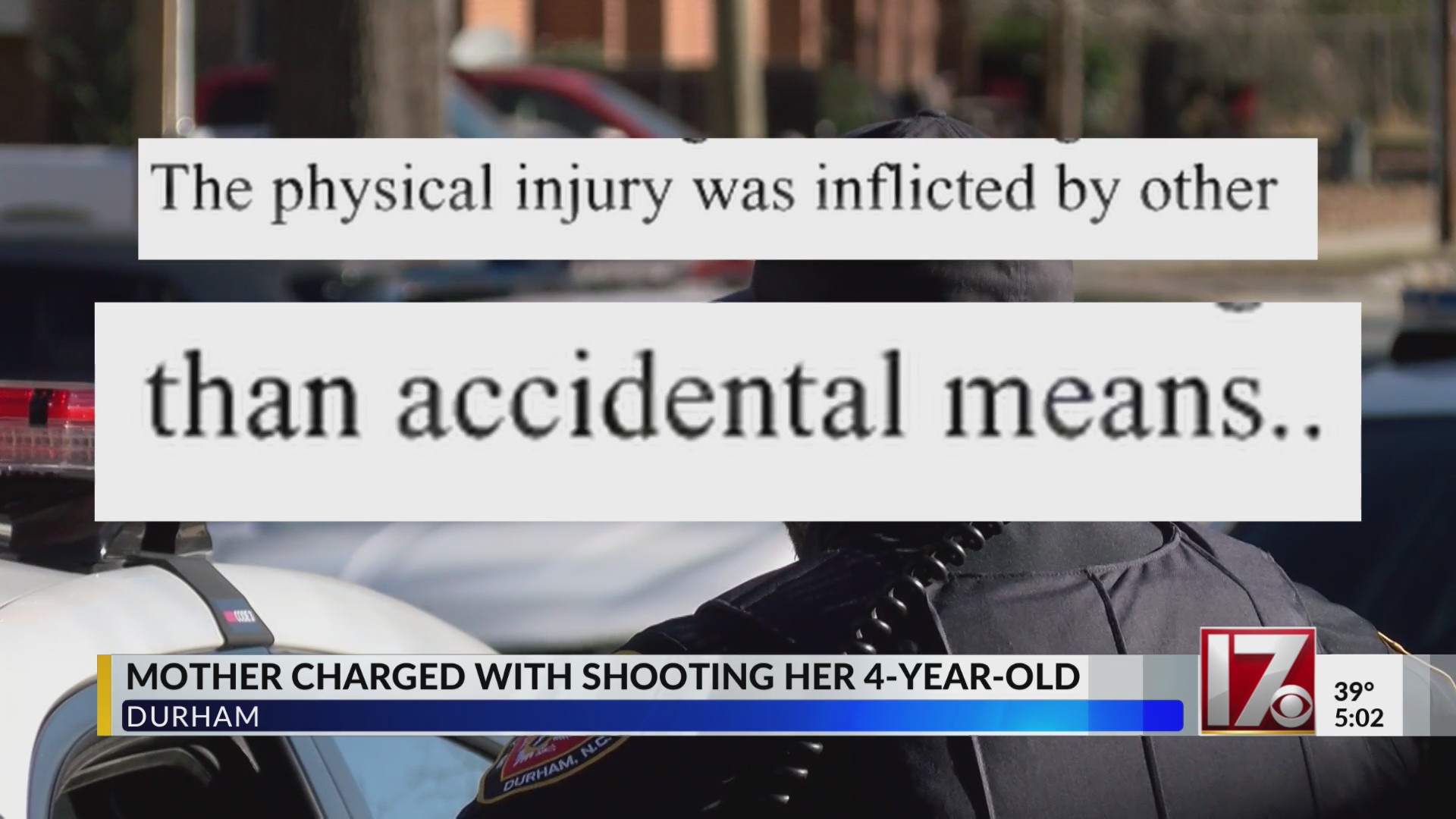 Mom charged with shooting 4-year-old in Durham appears in court – CBS17.com