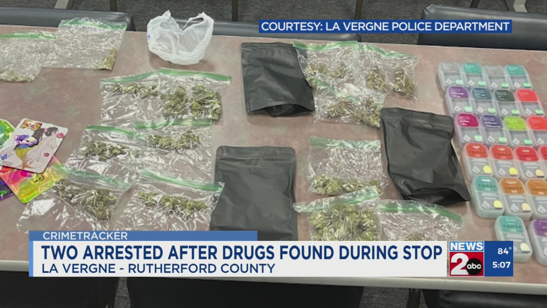 La Vergne police arrest 2 after finding drugs during traffic stop ...