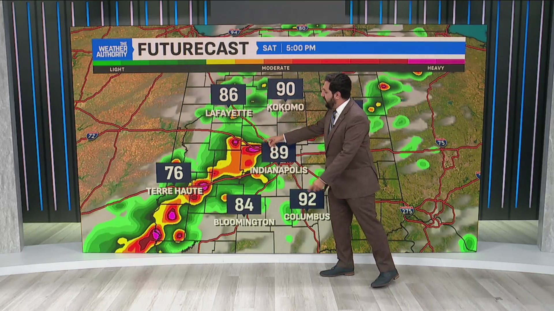 Cold front to bring storms late Saturday afternoon into evening – Fox 59