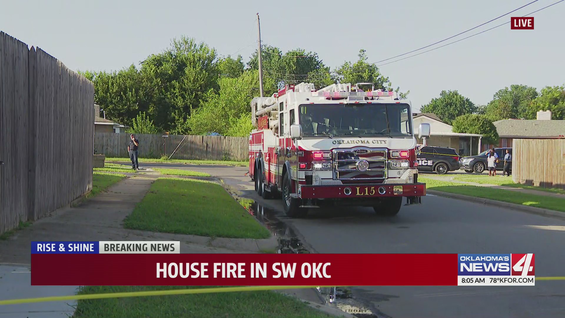 Emergency crews respond to house fire in SW Oklahoma City – KFOR.com ...