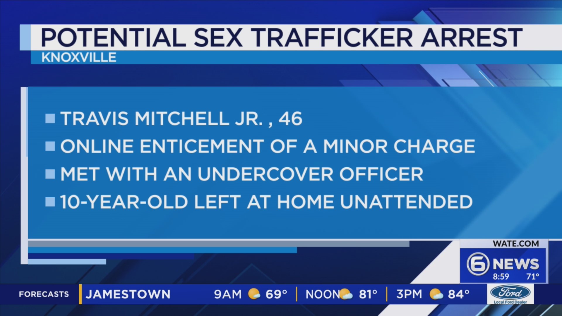Knoxville man charged, accused of taking child to meet with officer ...