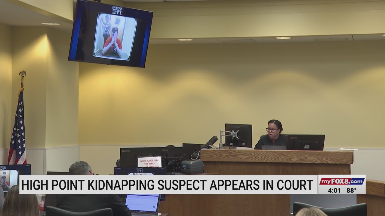 High Point kidnapping suspect appears in court – FOX8 WGHP