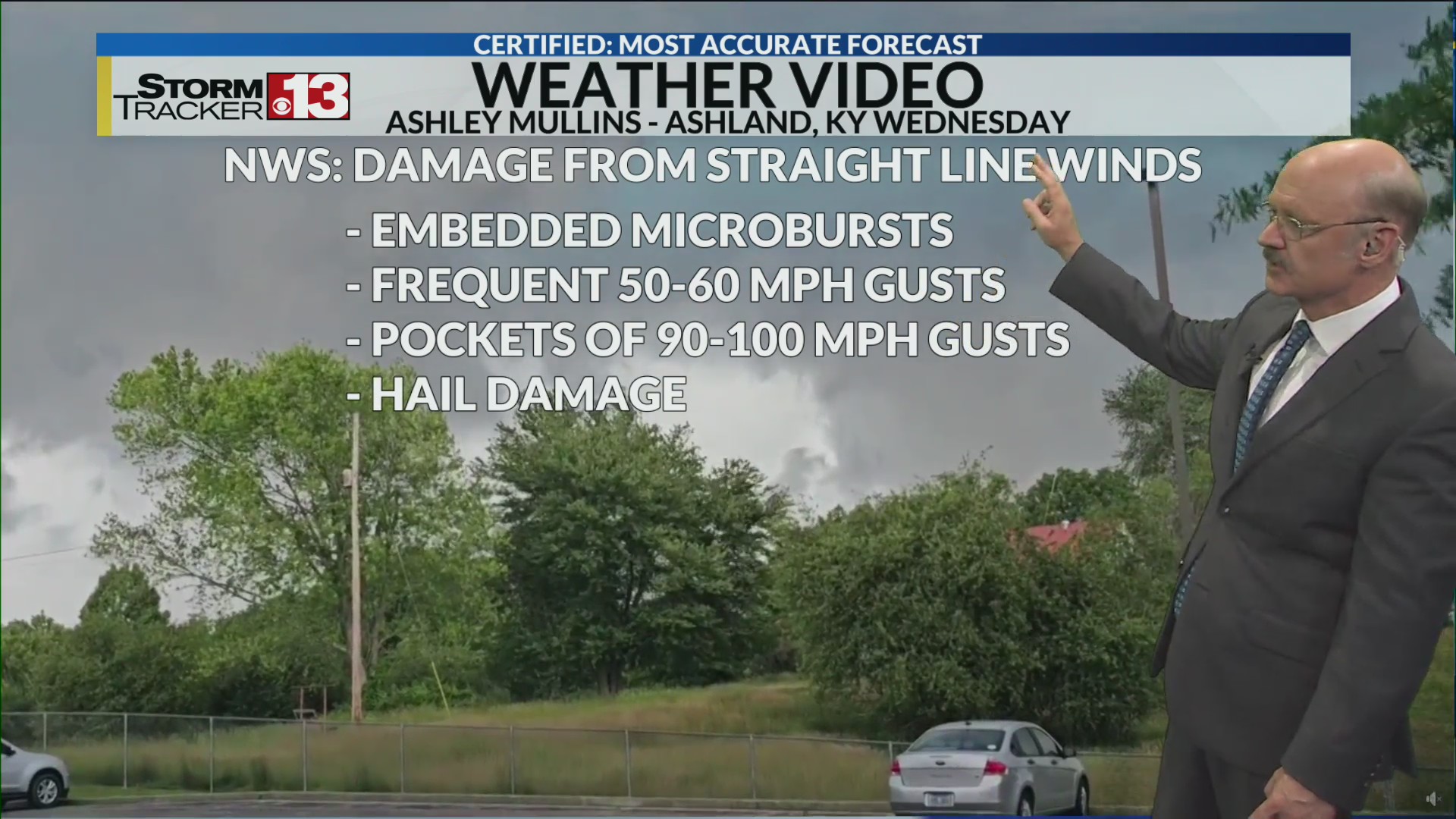 Straight line winds responsible for storm damage Wednesday – WOWK 13 News