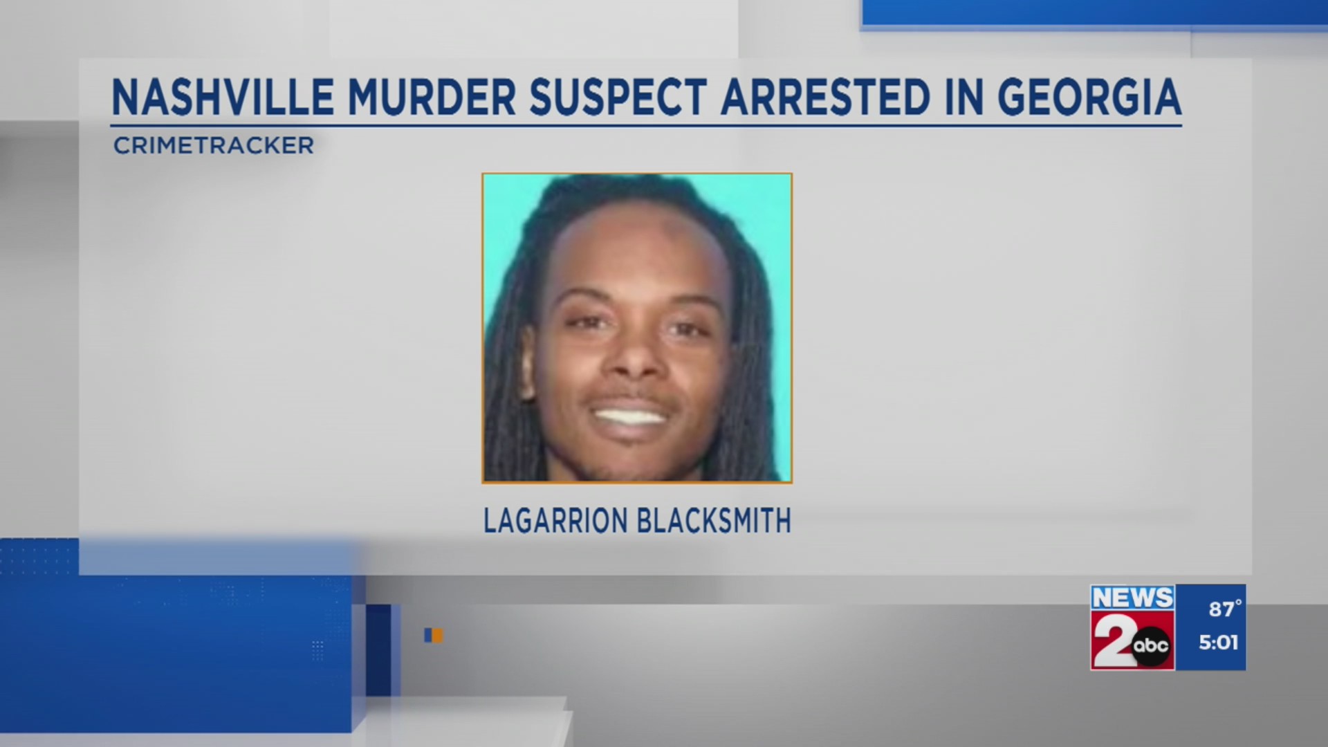 Nashville murder suspect arrested in Georgia – WKRN News 2