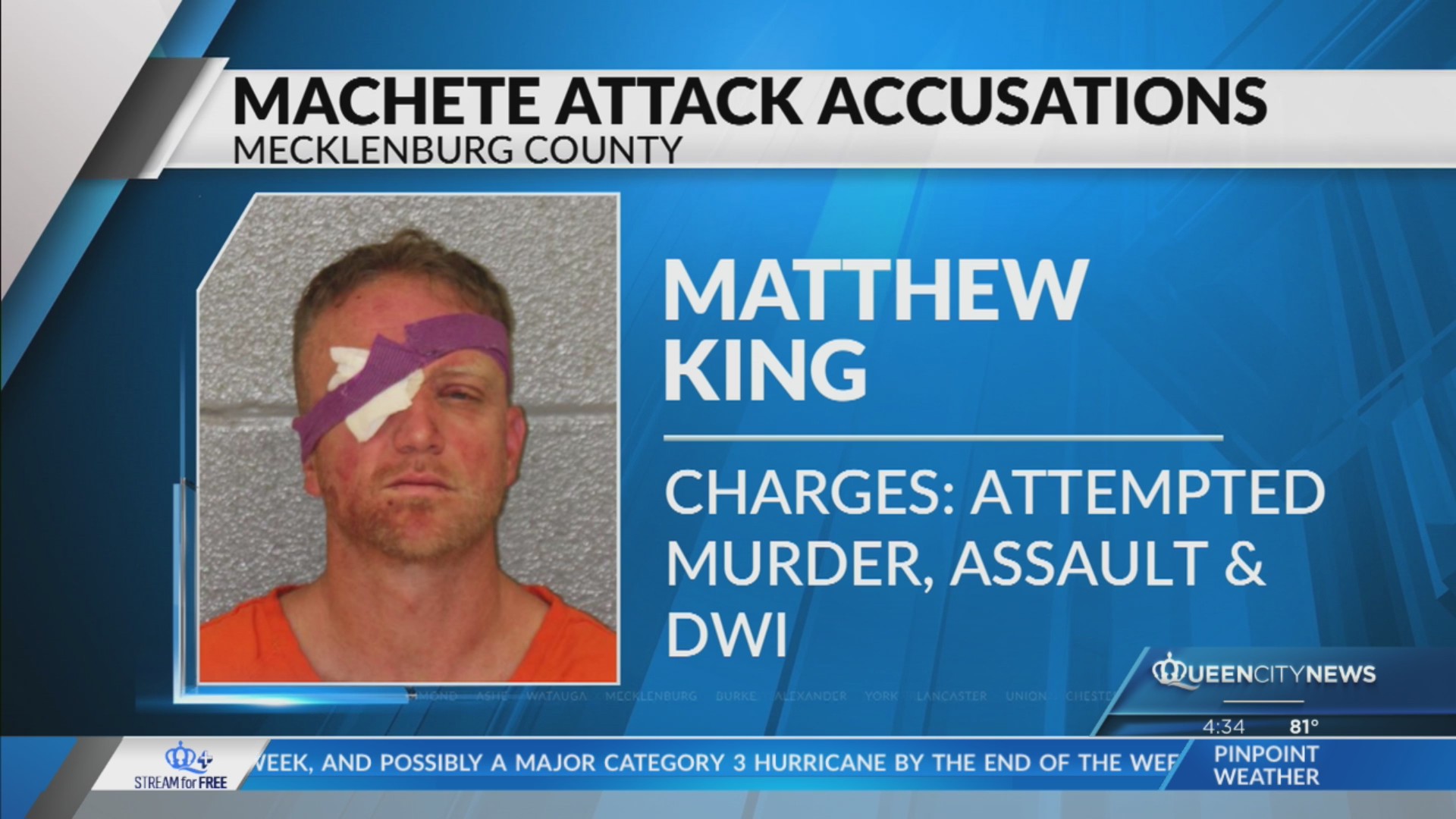 Man charged with attempted murder after machete, brass knuckles attack ...