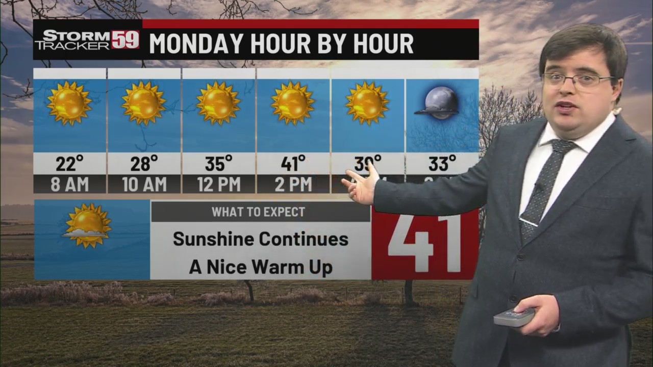 Clear but cold tonight; A gradual warm up is on the way – WVNS