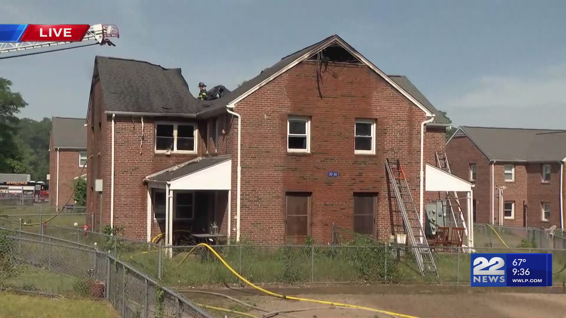 Crews working to put out house fire on Healey Street in Springfield – WWLP