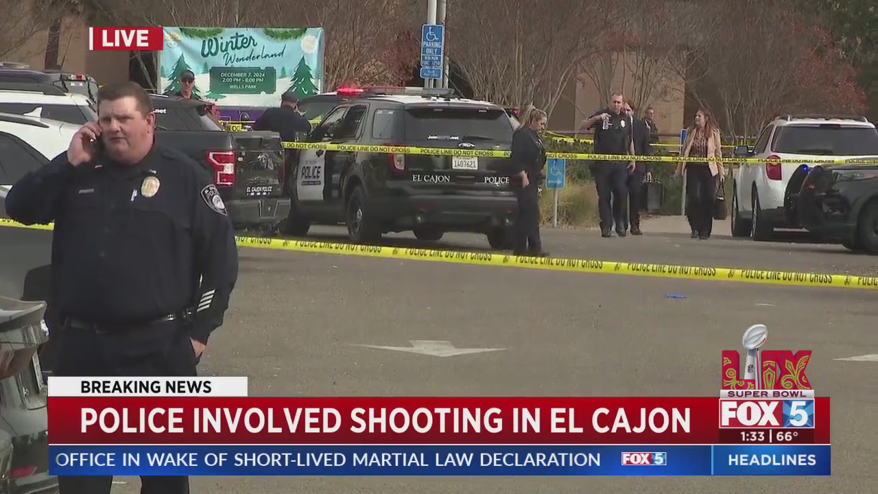 Investigation underway after shooting outside El Cajon police station ...