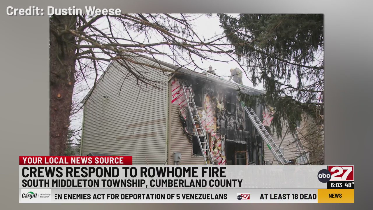 Crews fight house fire in Cumberland County – ABC27