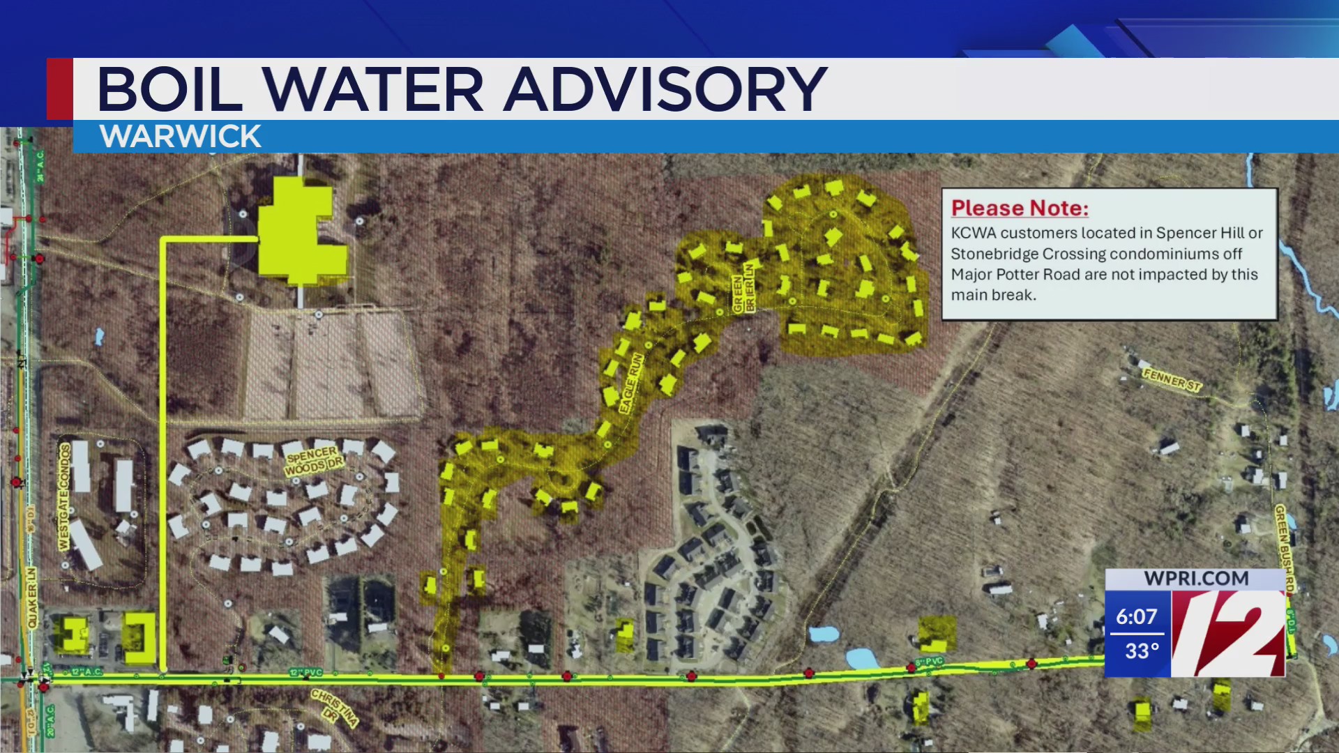 Boil water advisory issued for portion of Kent County Water Authority ...