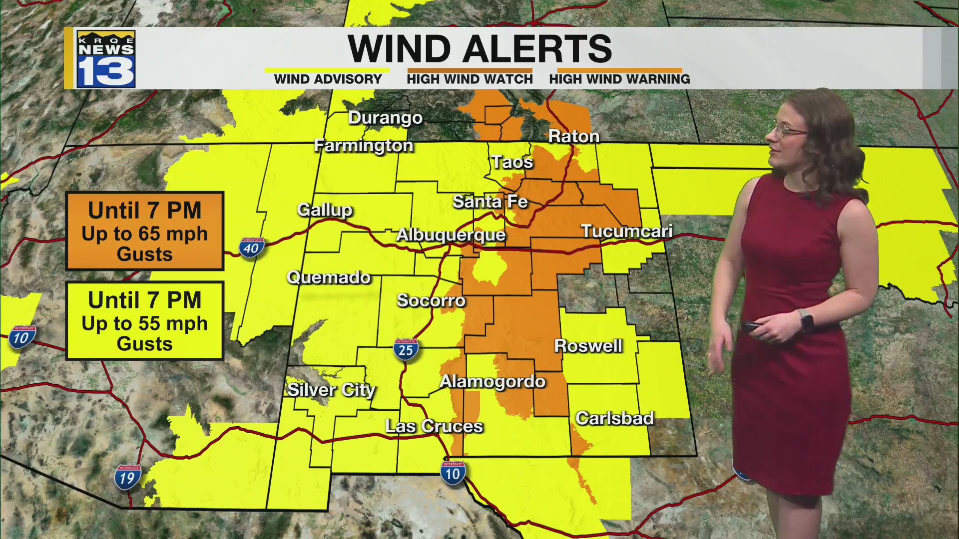 Wind causes zero visibility, road closures for parts of southern New ...
