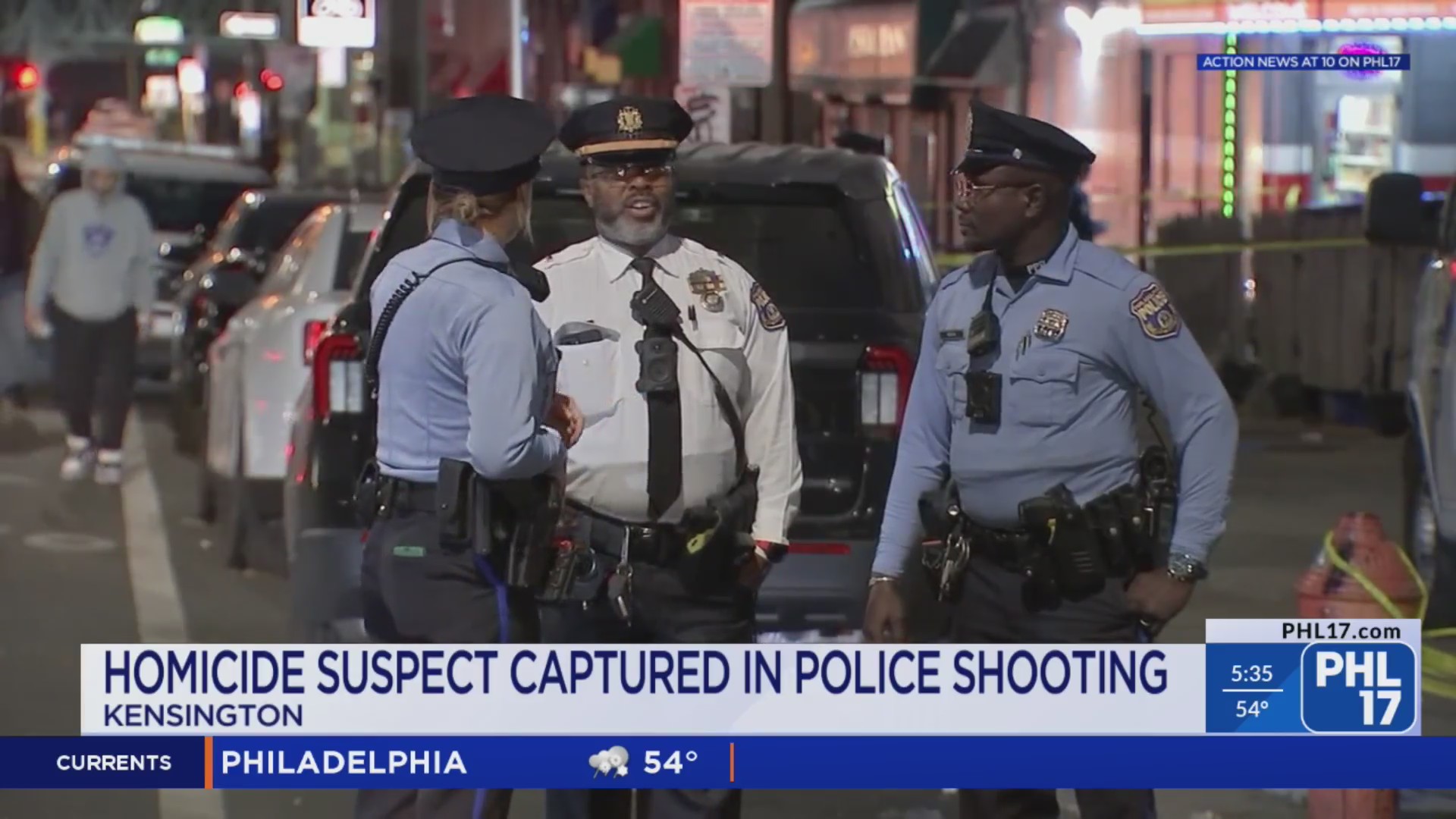 Homicide suspect captured in police shooting in Kensington – PHL17.com