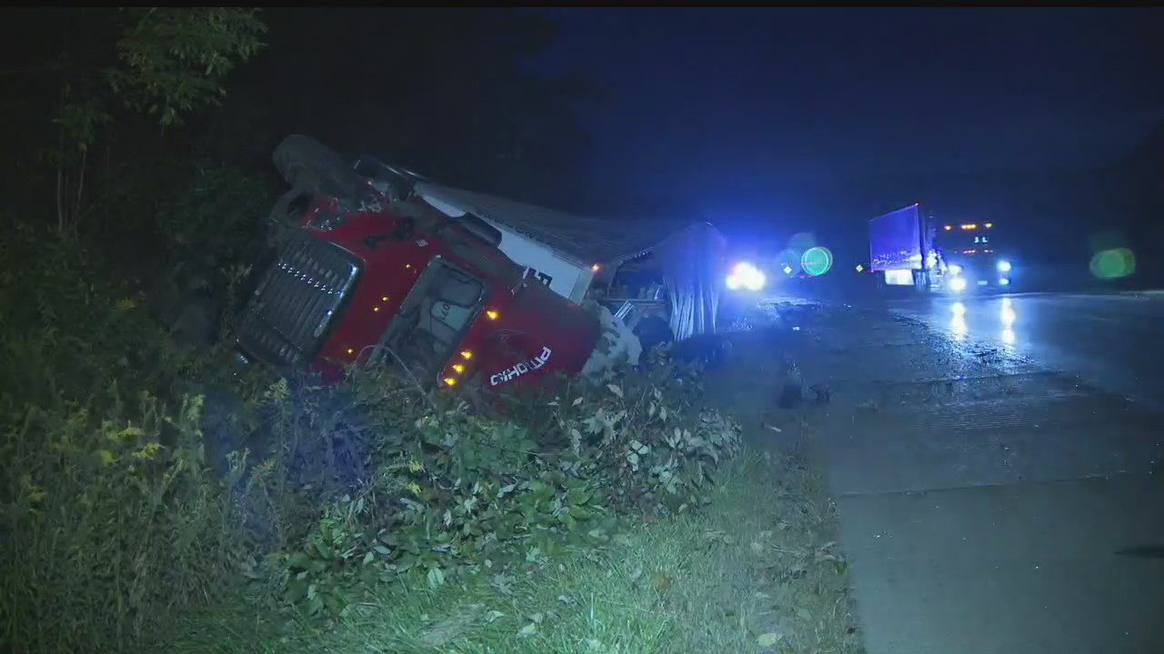 Rollover crash on I-80 in Mercer County – WKBN.com