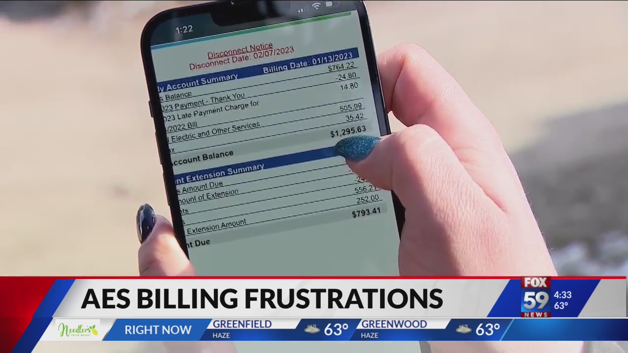 AES customer billing complaints piling up Fox 59