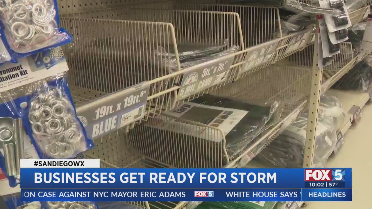 Businesses get ready for storm – FOX 5 San Diego & KUSI News