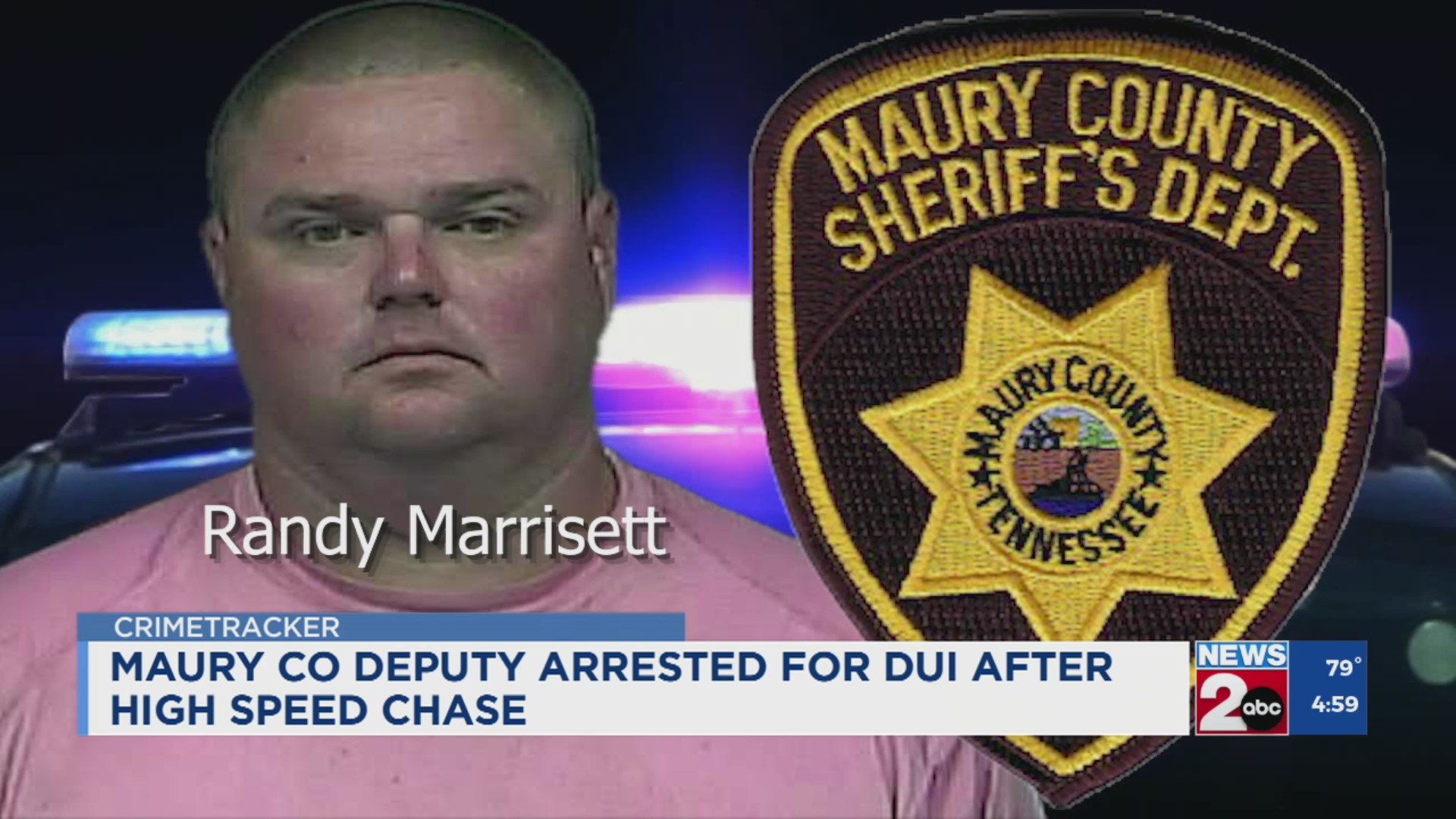 Maury County deputy arrested for DUI after high-speed chase – WKRN News 2