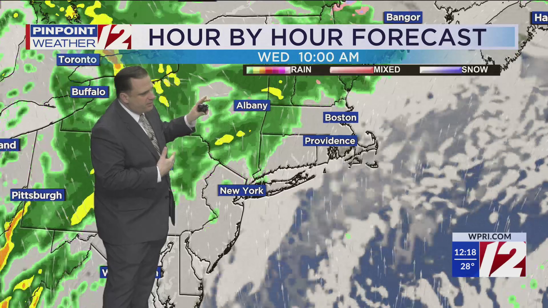 WPRI 12 Weather Forecast for 3/3/25: Cold today; milder weather ahead ...