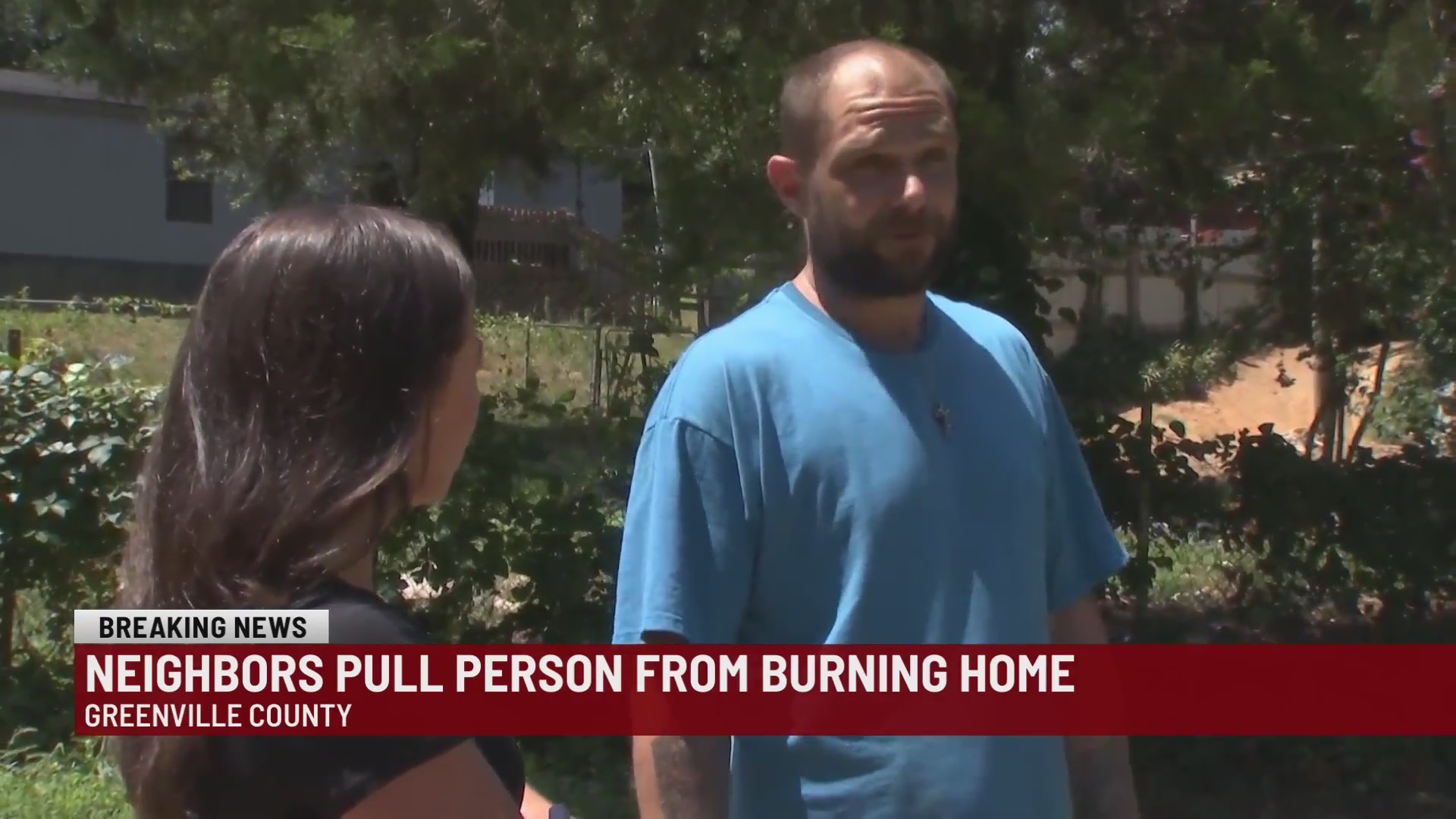 Neighbors rescue man from burning home in Greenville Co. – WSPA 7NEWS