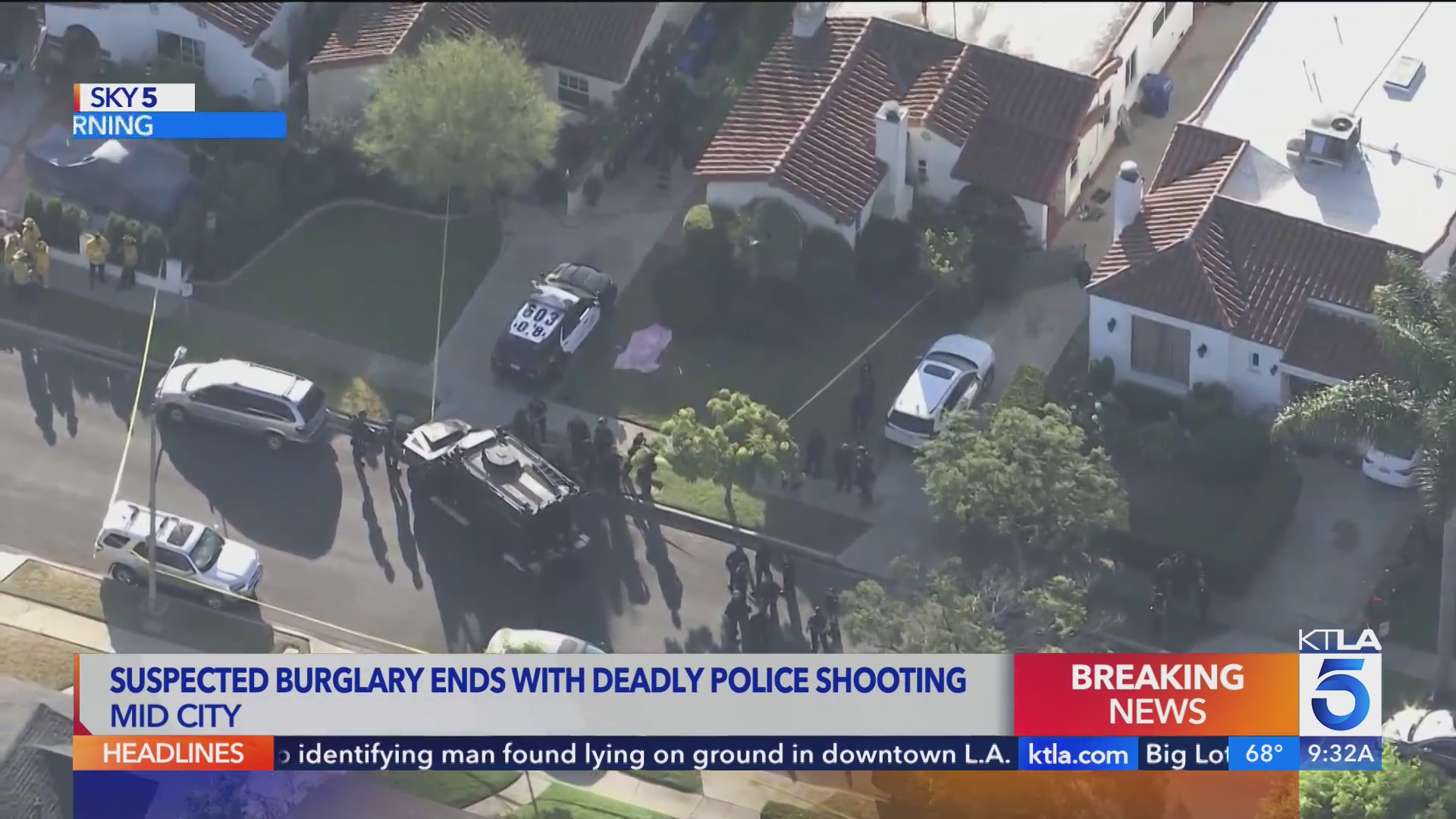 Suspected burglary ends with deadly police shooting in Mid City – KTLA